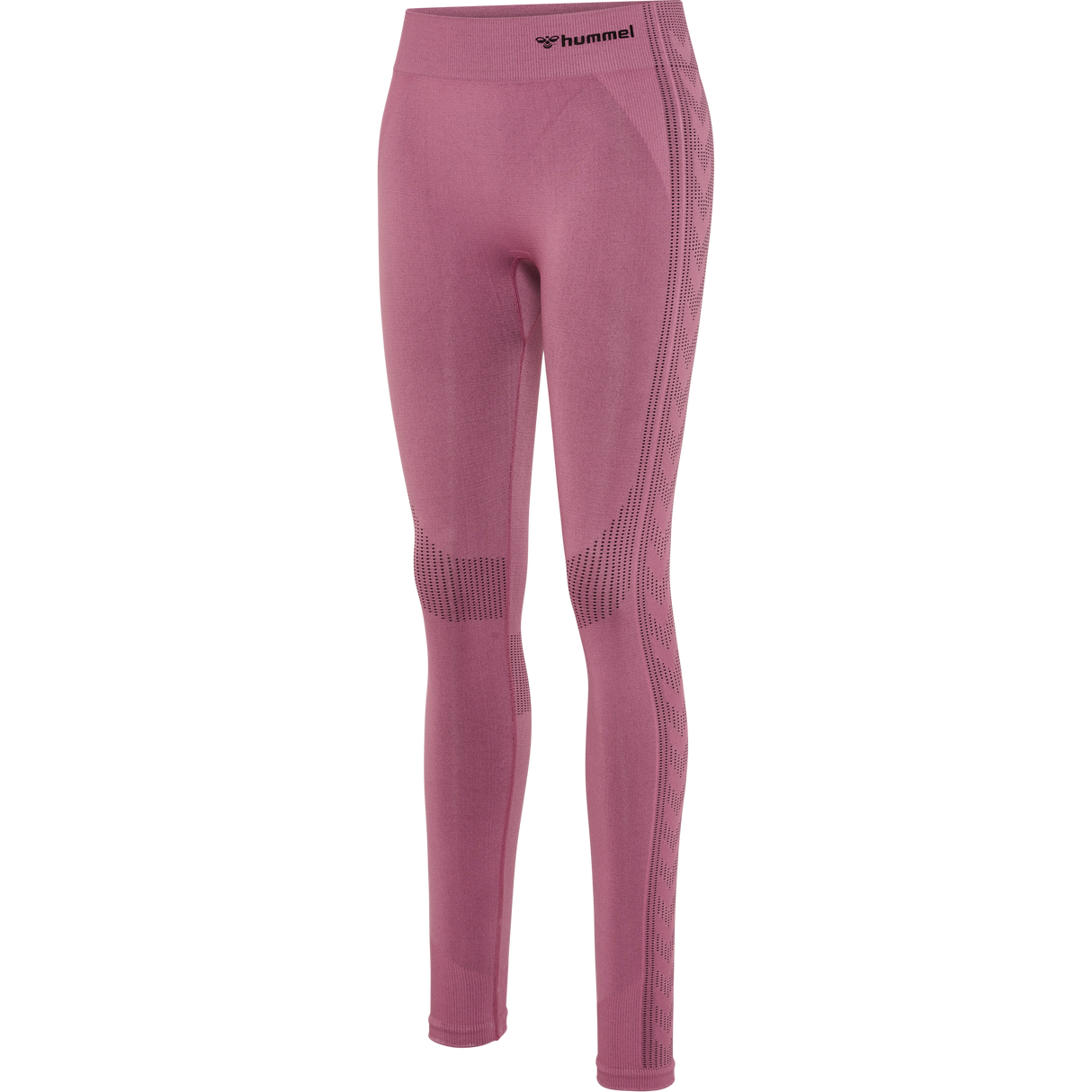 hummel Women's Mindful Training Shaping Seamless Mid Waist Tights-1