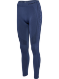 hummel Women's Mindful Training Shaping Seamless Mid Waist Tights-1