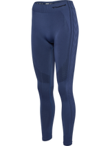 hummel Women's Mindful Training Shaping Seamless Mid Waist Tights-1