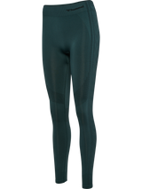 hummel Women's Mindful Training Shaping Seamless Mid Waist Tights-1