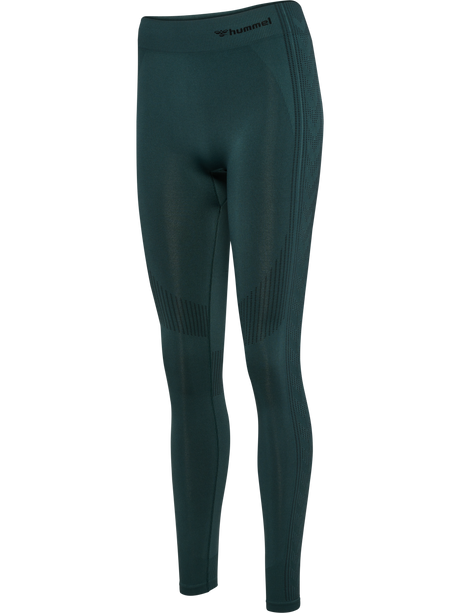 hummel Women's Mindful Training Shaping Seamless Mid Waist Tights-1