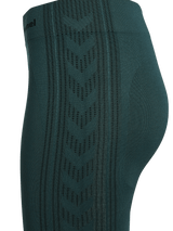 hummel Women's Mindful Training Shaping Seamless Mid Waist Tights-3