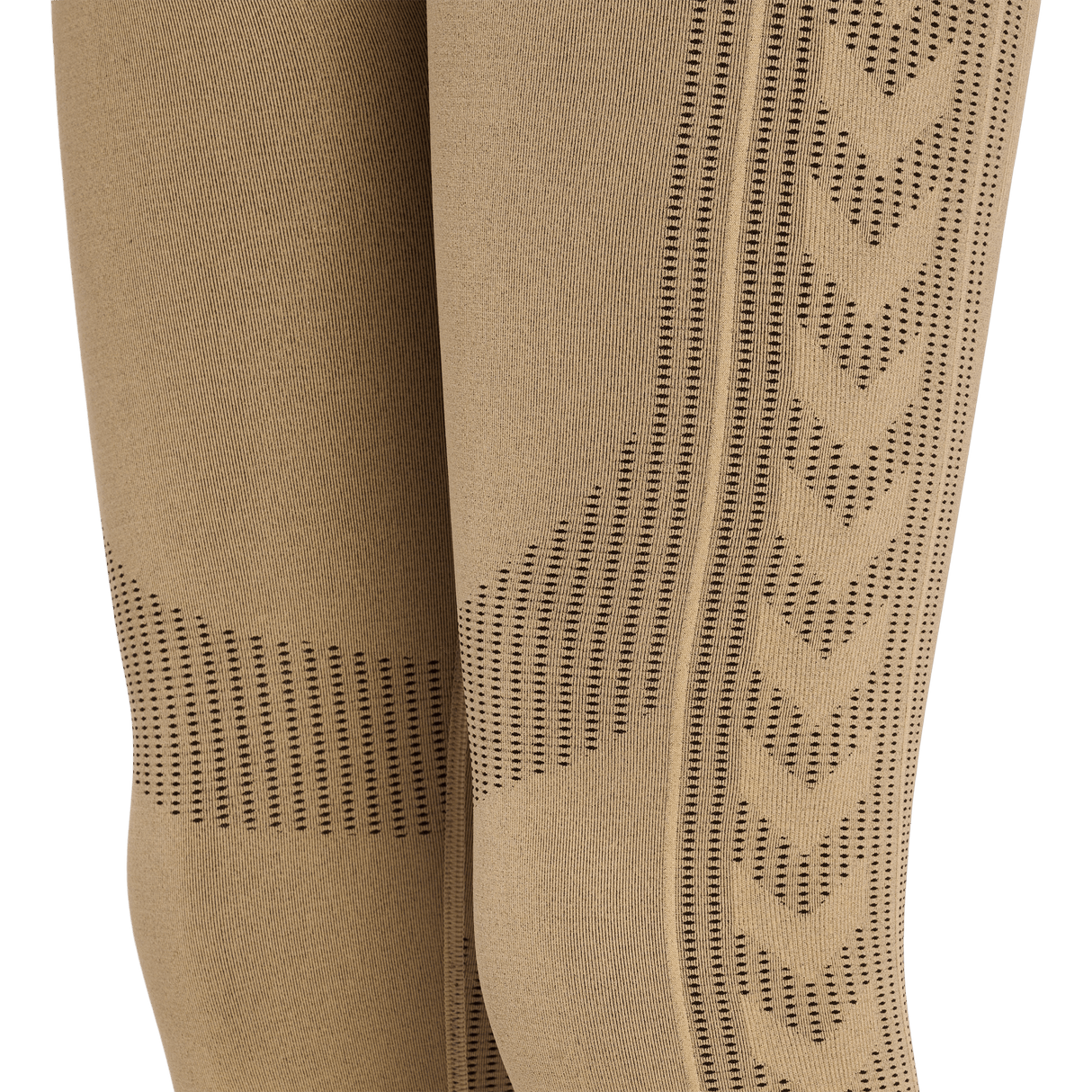 hummel Women's Mindful Training Shaping Seamless Mid Waist Tights-3