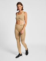 hummel Women's Mindful Training Shaping Seamless Mid Waist Tights-4