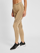 hummel Women's Mindful Training Shaping Seamless Mid Waist Tights-5