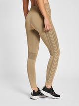 hummel Women's Mindful Training Shaping Seamless Mid Waist Tights-6