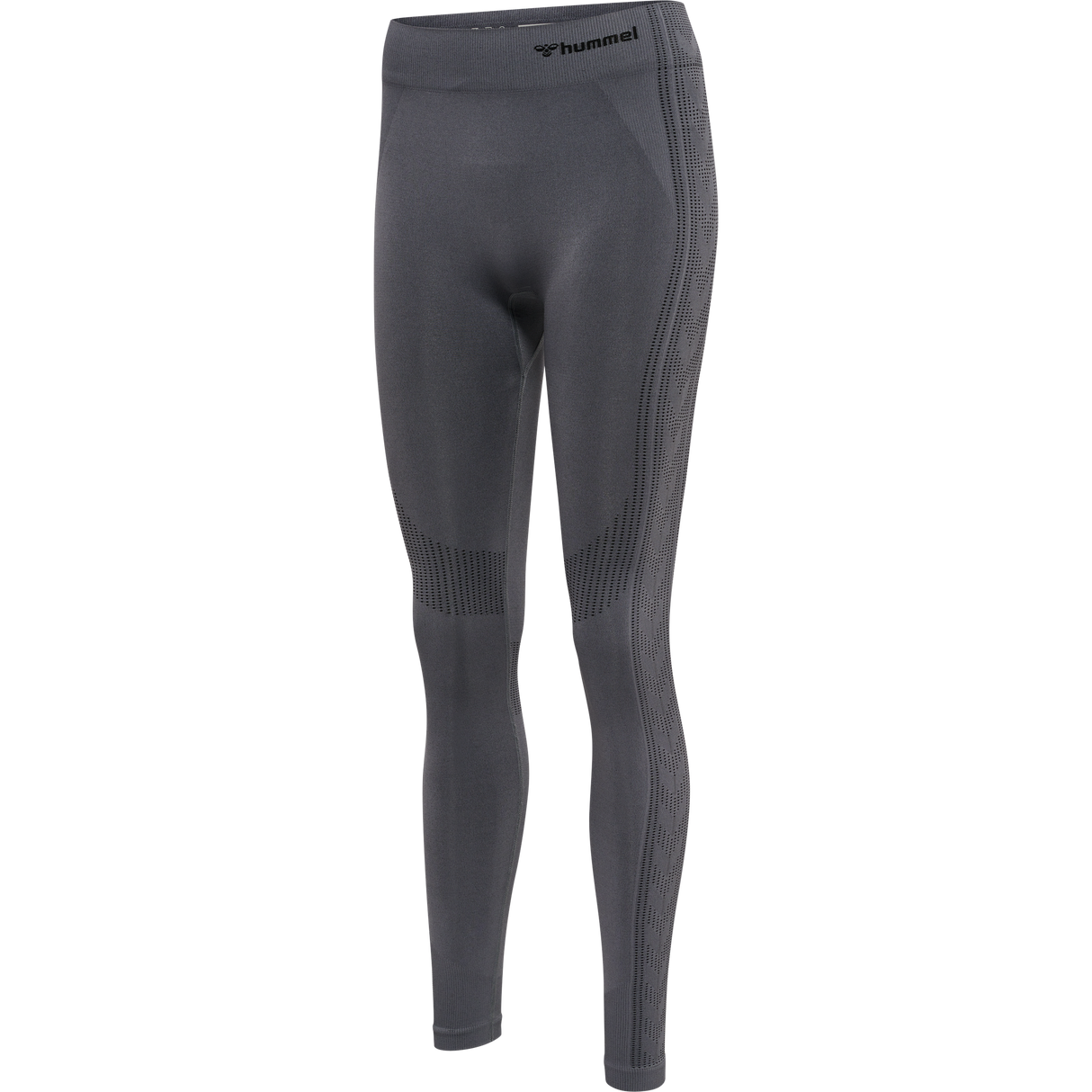 hummel Women's Mindful Training Shaping Seamless Mid Waist Tights-1