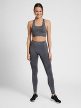 hummel Women's Mindful Training Shaping Seamless Mid Waist Tights-6
