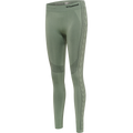 hummel Women's Mindful Training Shaping Seamless Mid Waist Tights-1