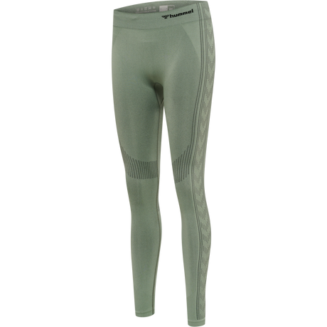 hummel Women's Mindful Training Shaping Seamless Mid Waist Tights-1