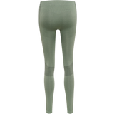 hummel Women's Mindful Training Shaping Seamless Mid Waist Tights-2