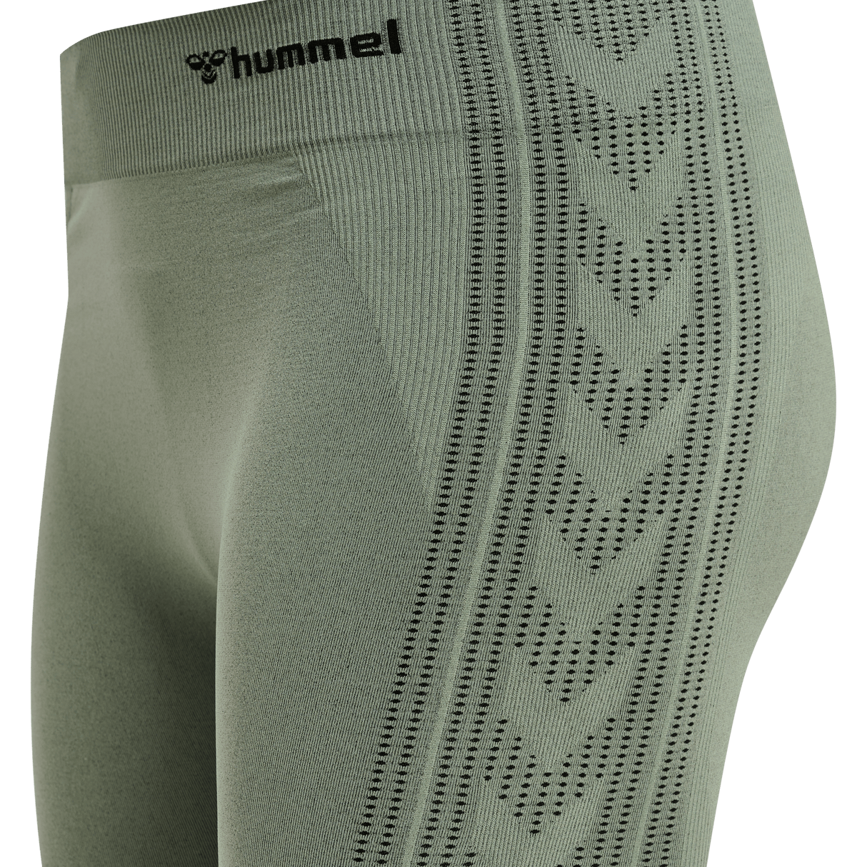 hummel Women's Mindful Training Shaping Seamless Mid Waist Tights-3