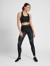 hummel Women's Mindful Training Shaping Seamless Mid Waist Tights-6