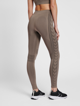 hummel Women's Mindful Training Shaping Seamless Mid Waist Tights-4