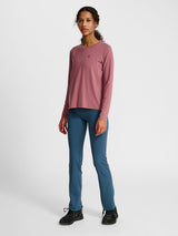 hummel Women's Yoga Soft Loose T-Shirt Long Sleeve-6