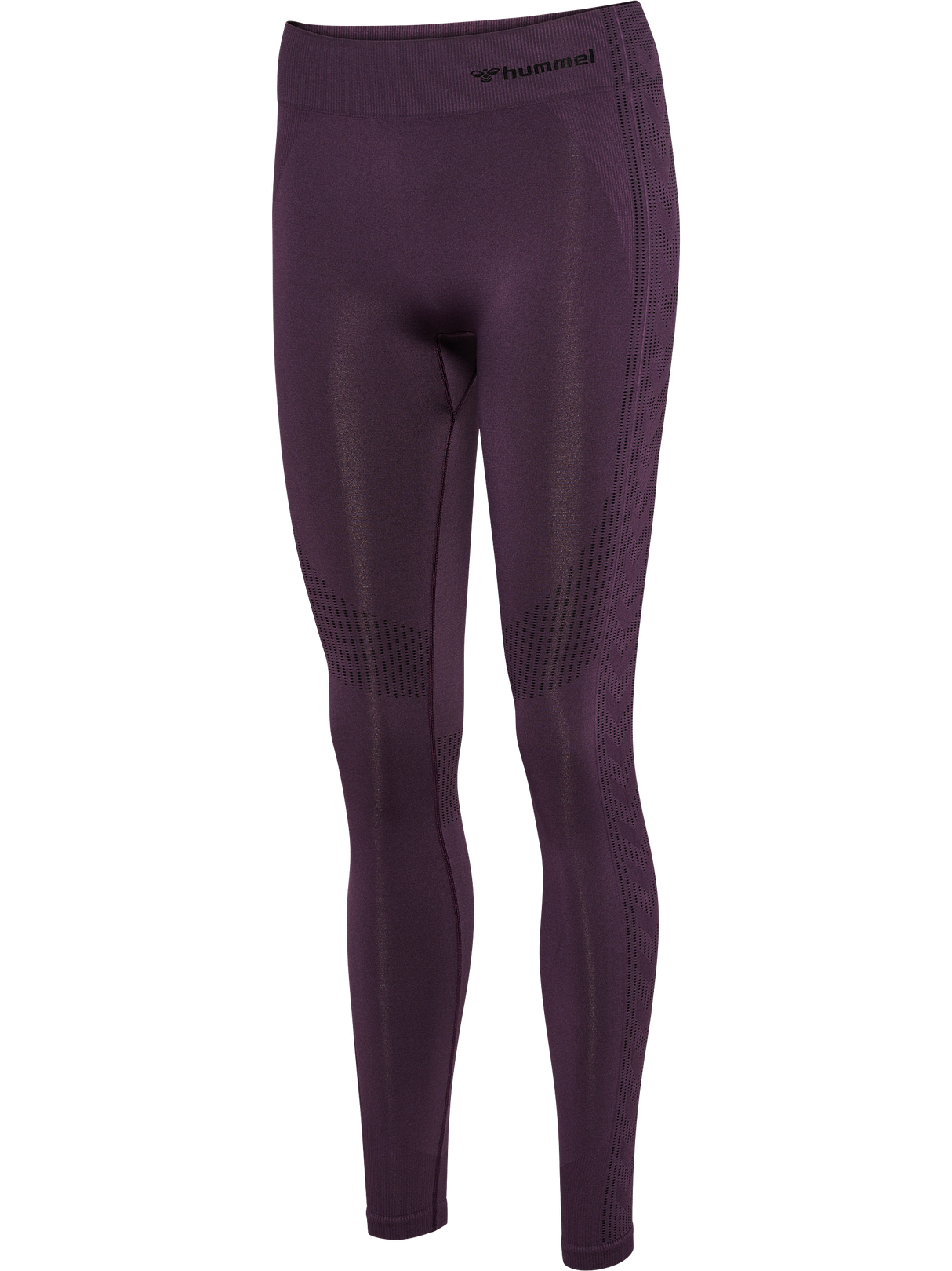hummel Women's Mindful Training Shaping Seamless Mid Waist Tights-1