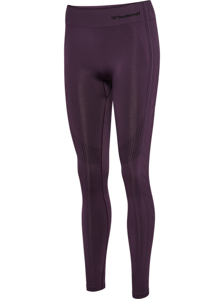 hummel Women's Mindful Training Shaping Seamless Mid Waist Tights-1