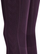 hummel Women's Mindful Training Shaping Seamless Mid Waist Tights-4