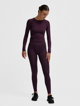 hummel Women's Mindful Training Shaping Seamless Mid Waist Tights-7