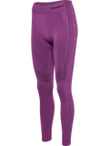 hummel Women's Mindful Training Shaping Seamless Mid Waist Tights-1