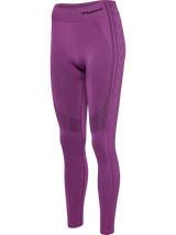 hummel Women's Mindful Training Shaping Seamless Mid Waist Tights-1