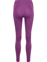 hummel Women's Mindful Training Shaping Seamless Mid Waist Tights-2