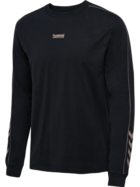hummel Men's Pulse Piping Long Sleeve T-Shirt-1