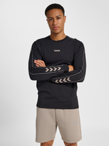 hummel Men's Pulse Piping Long Sleeve T-Shirt-6