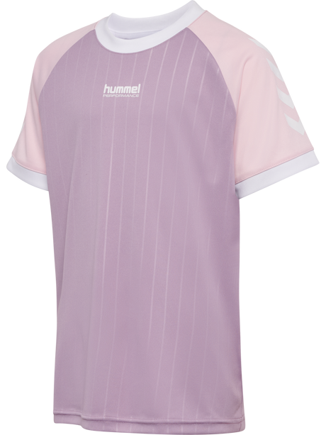 hummel Youth Stripe Short Sleeve T-Shirt-1