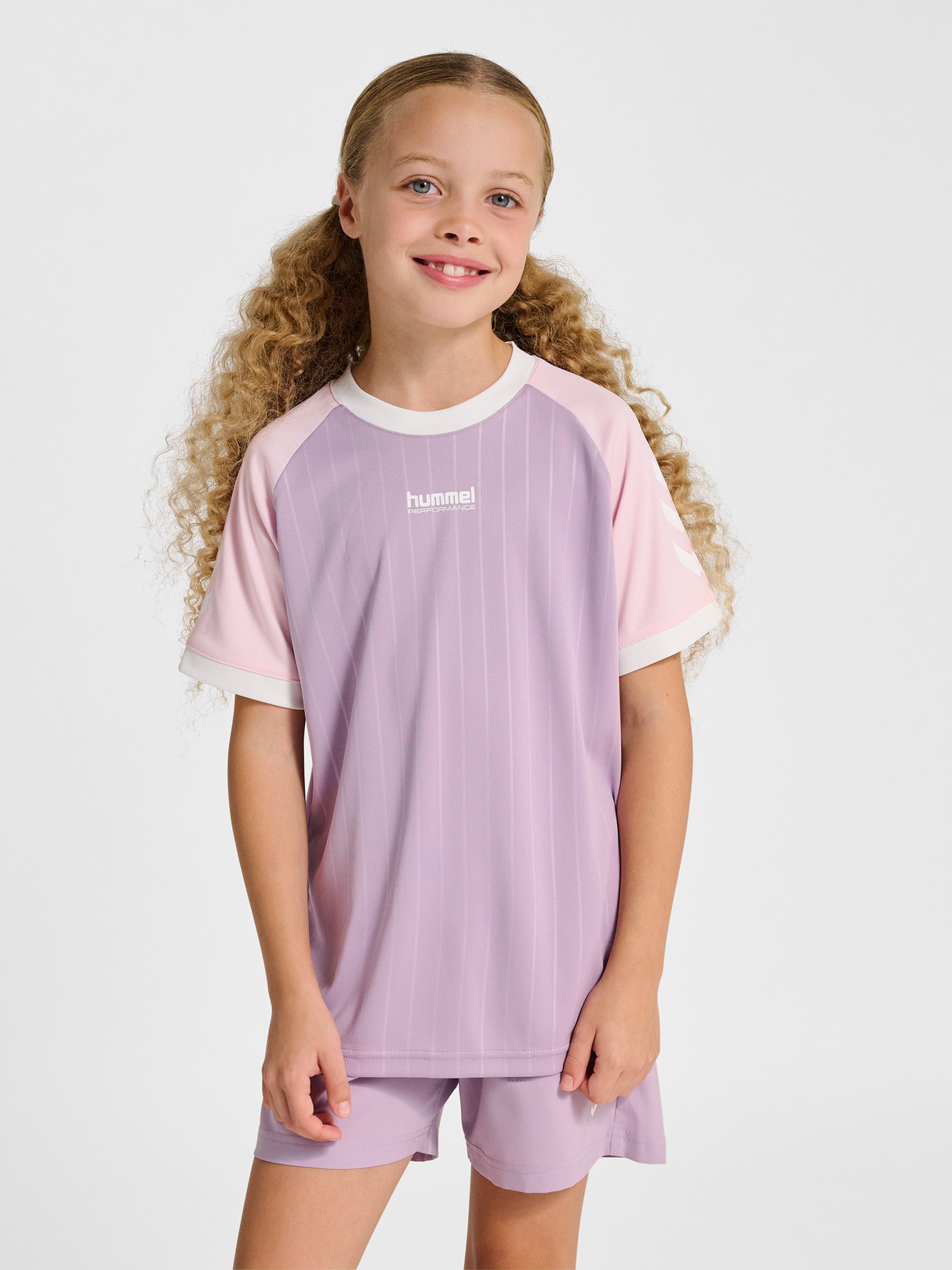 hummel Youth Stripe Short Sleeve T-Shirt-5