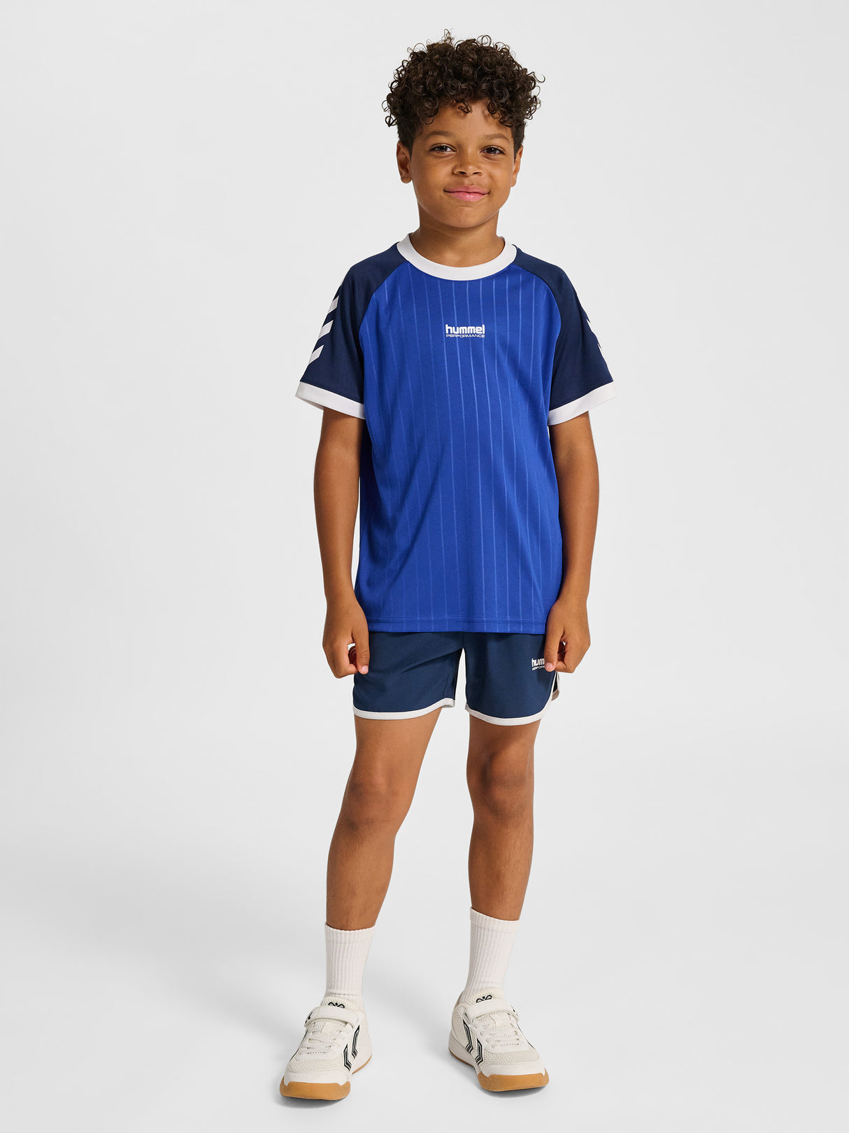 hummel Youth Stripe Short Sleeve T-Shirt-7