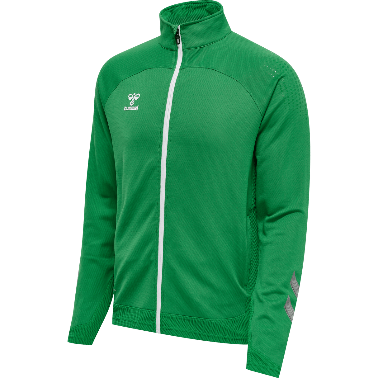 hummel Men's Lead Poly Zip Jacket-1