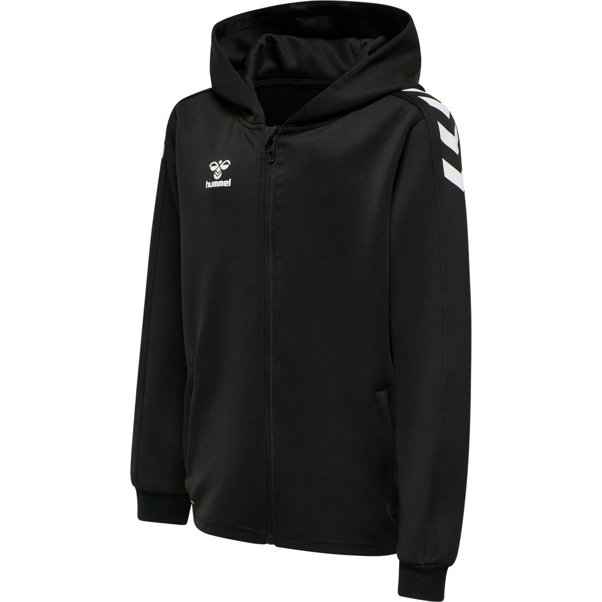 hummel Youth Core XK Poly Zip Hood Sweatshirt-1