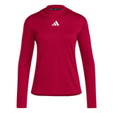 adidas Women's D4T Long Sleeve Lightweight Hoodie (Tall)-1