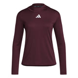 adidas Women's D4T Long Sleeve Lightweight Hoodie (Tall)-1