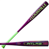 Louisville Slugger 2025 CWS Atlas Neon Energy -3 BBCOR Baseball Bat-1