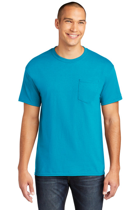 Gildan Men's    Heavy Cotton    100% Cotton Pocket T-Shirt