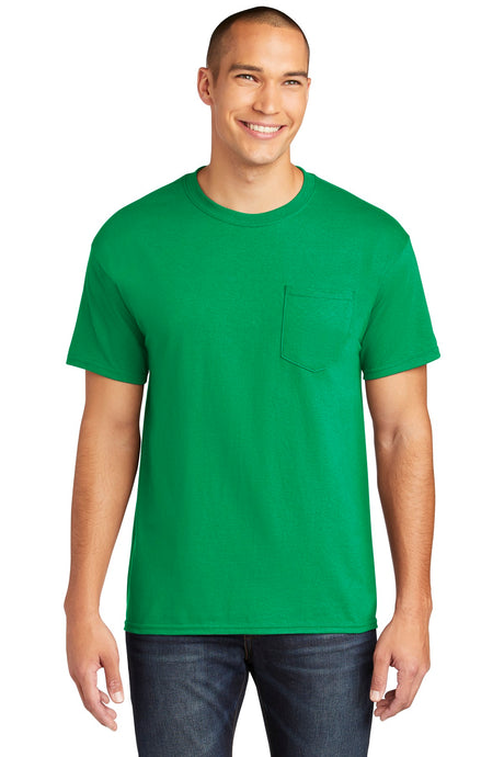 Gildan Men's    Heavy Cotton    100% Cotton Pocket T-Shirt