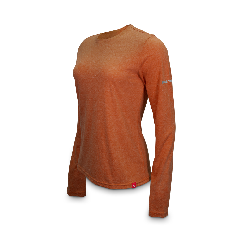 Marucci Women's Long-sleeve Tri-blend Crew