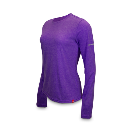 Marucci Women's Long-sleeve Tri-blend Crew