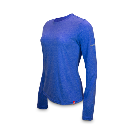 Marucci Women's Long-sleeve Tri-blend Crew