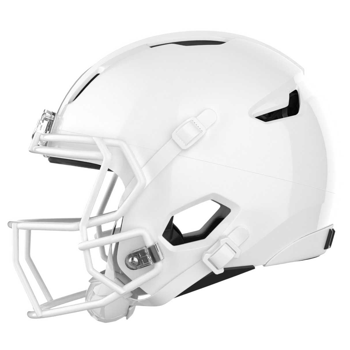 Light Helmets Youth Apache Lightning Football Helmet with Attached Facemask-3