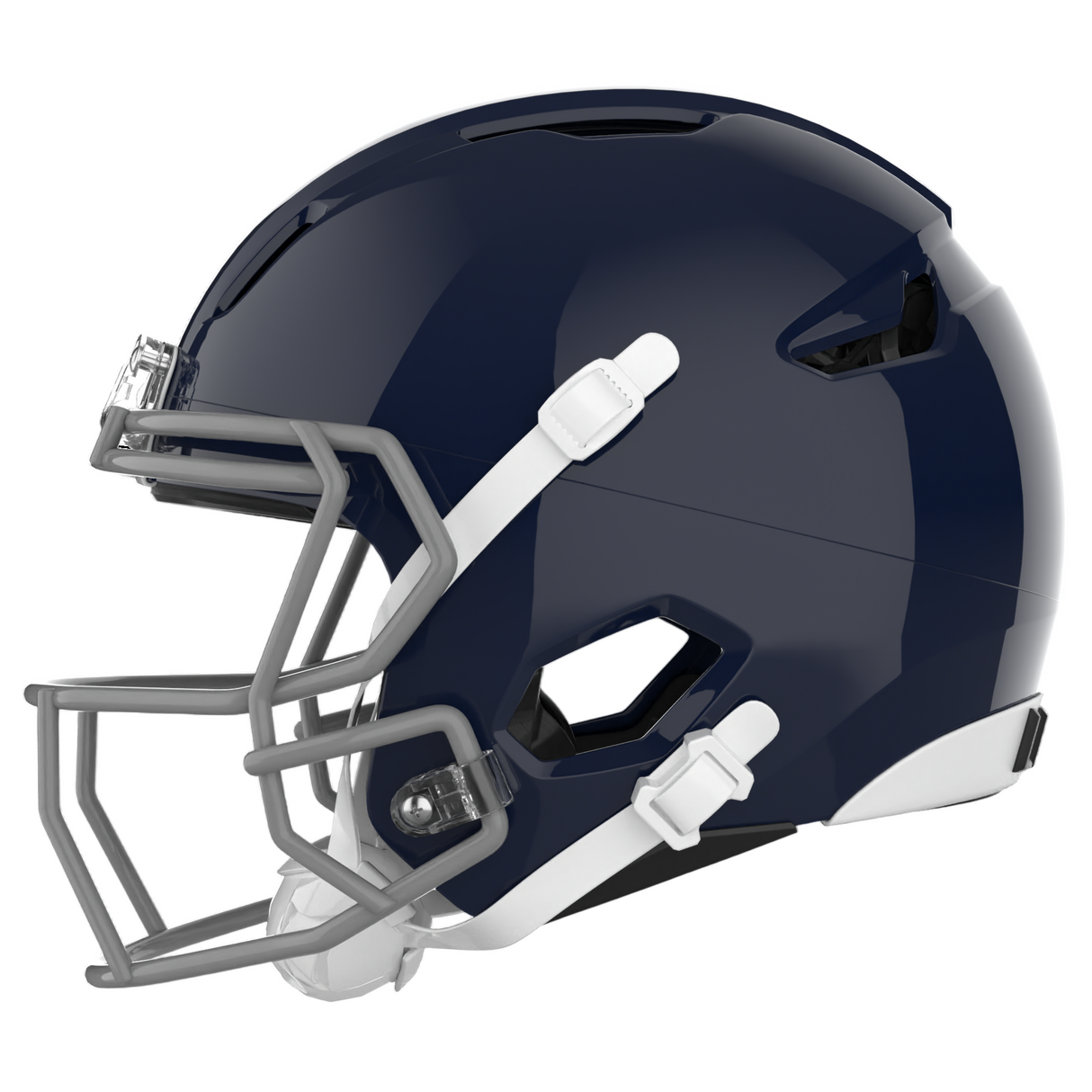 Light Helmets Youth Apache Lightning Football Helmet with Attached Facemask-3