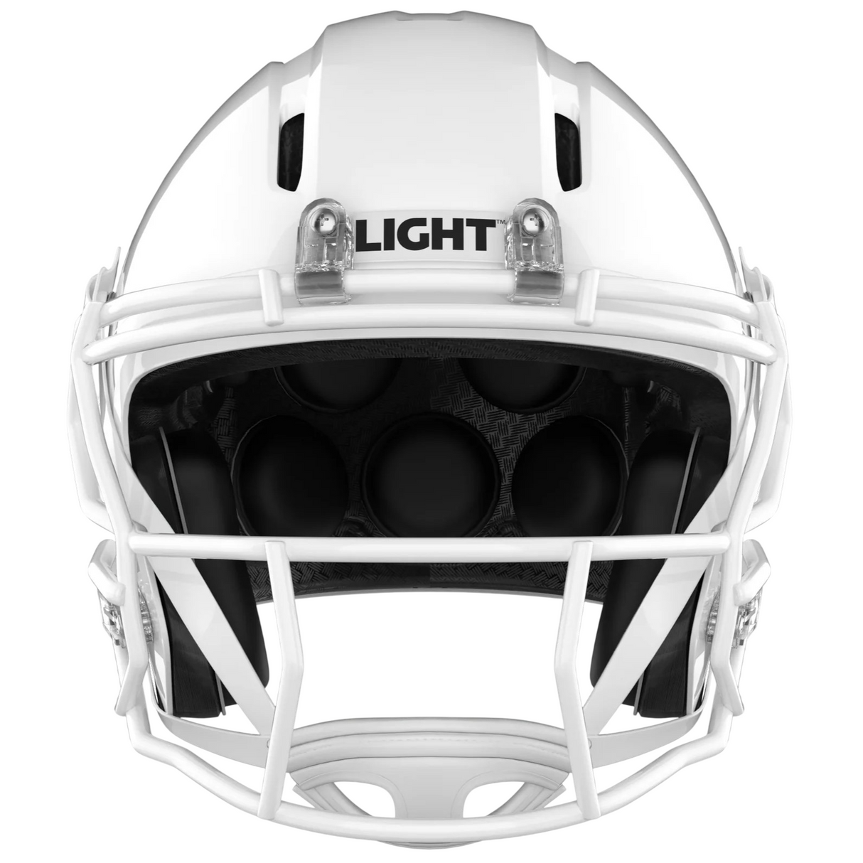 Light Helmets Youth Apache Tomahawk Football Helmet With Attached Facemask-2