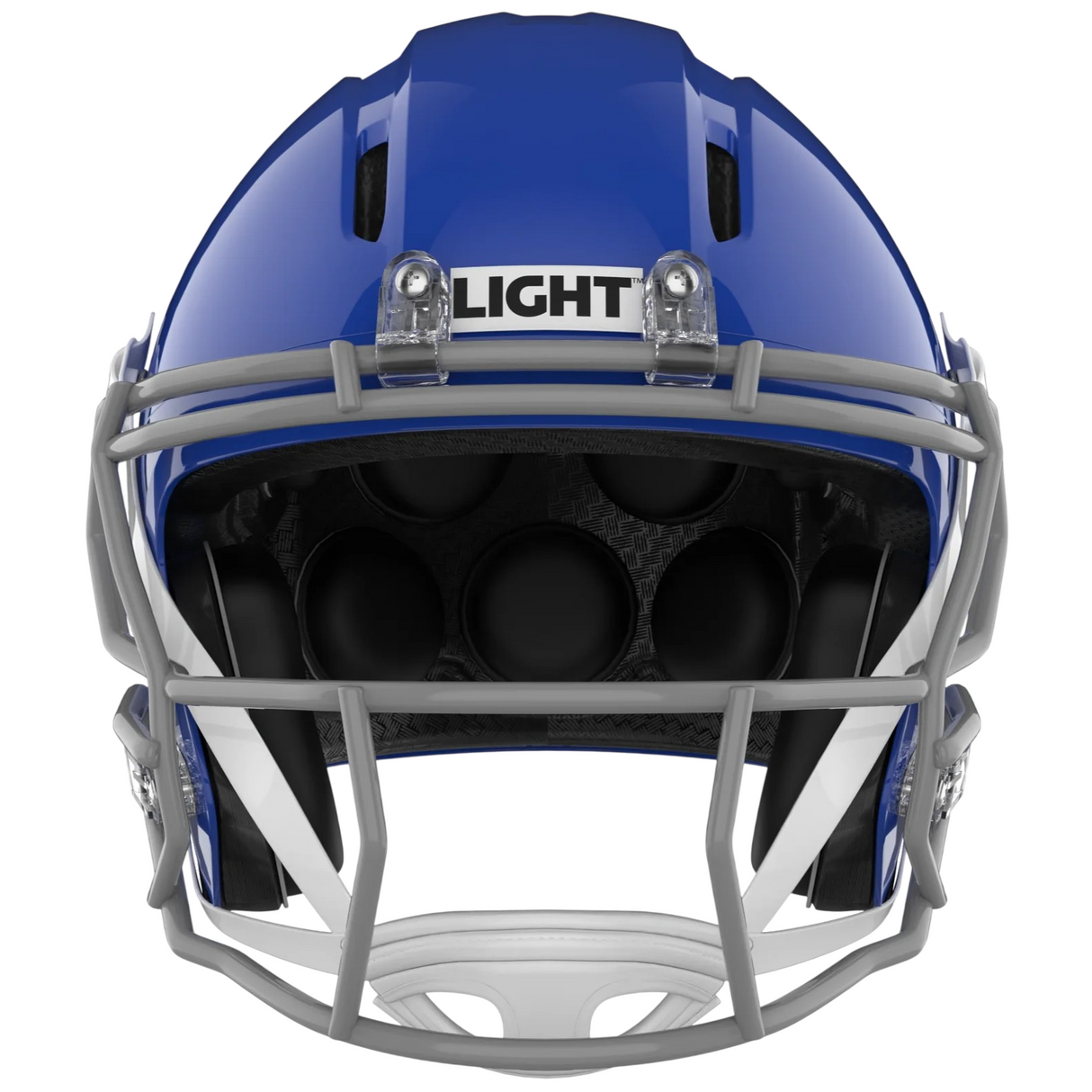 Light Helmets Youth Apache Tomahawk Football Helmet With Attached Facemask-2