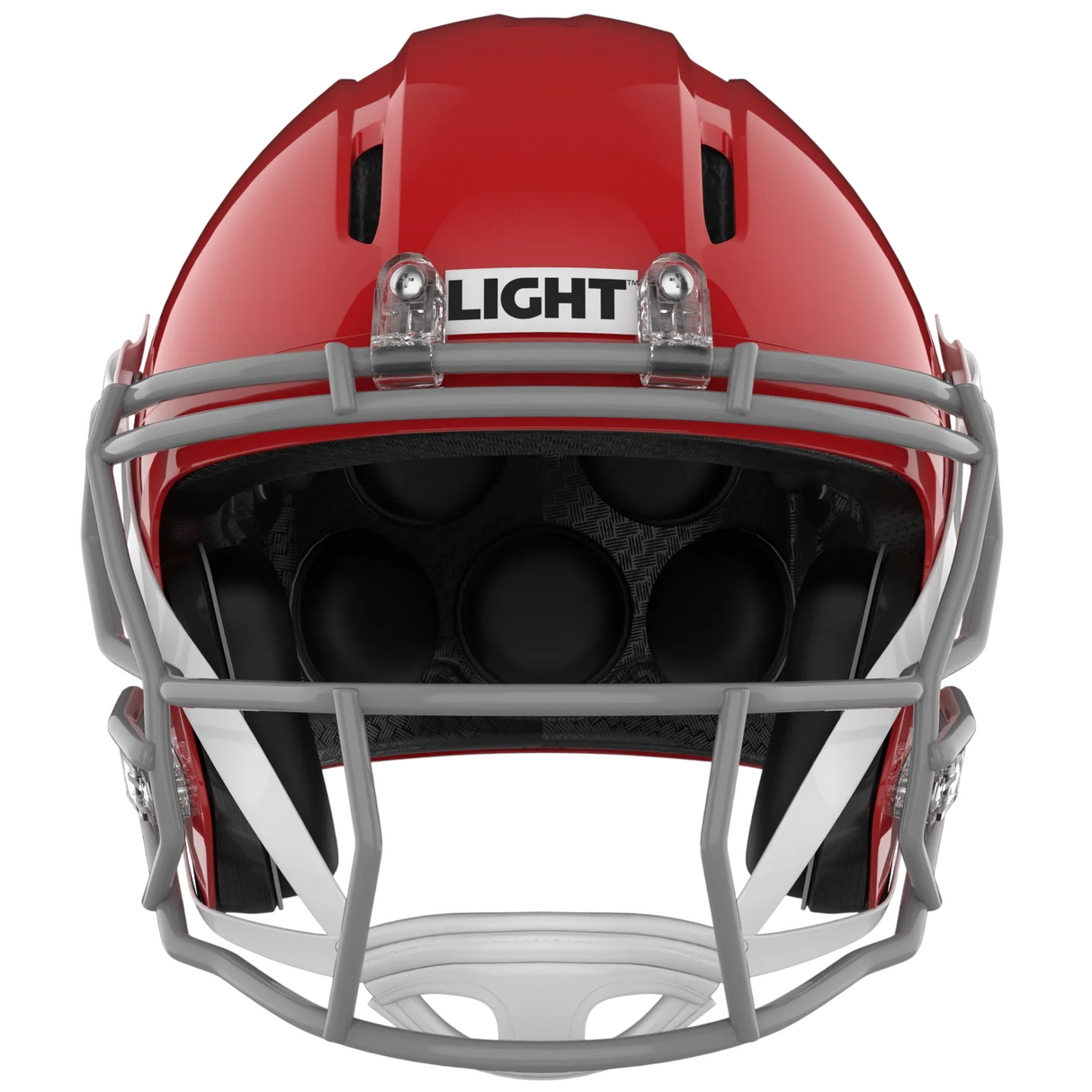 Light Helmets Youth Apache Tomahawk Football Helmet With Attached Facemask-2