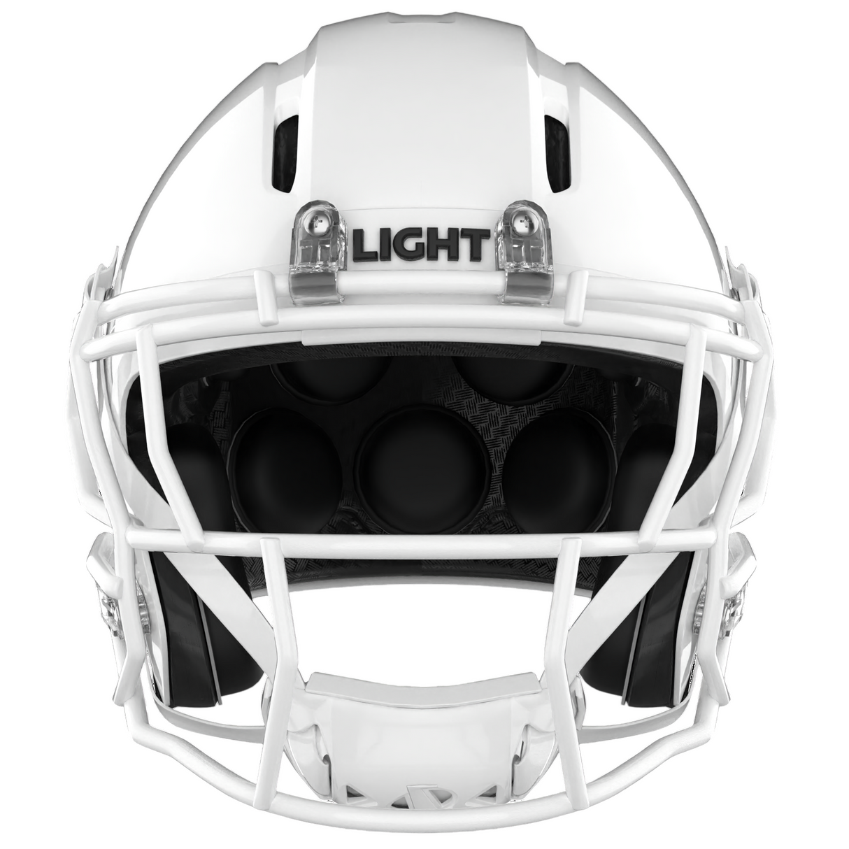 Light Helmets Adult Apache Tomahawk Football Helmet with Attached Facemask-2