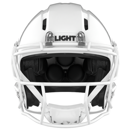 Light Helmets Adult Apache Lightning Football Helmet with Attached Facemask-2