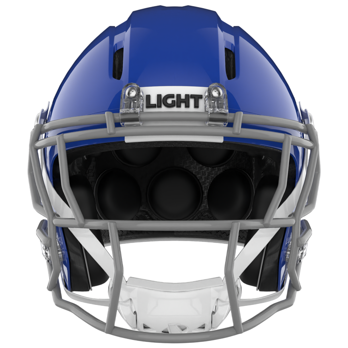 Light Helmets Adult Apache Tomahawk Football Helmet with Attached Facemask-2