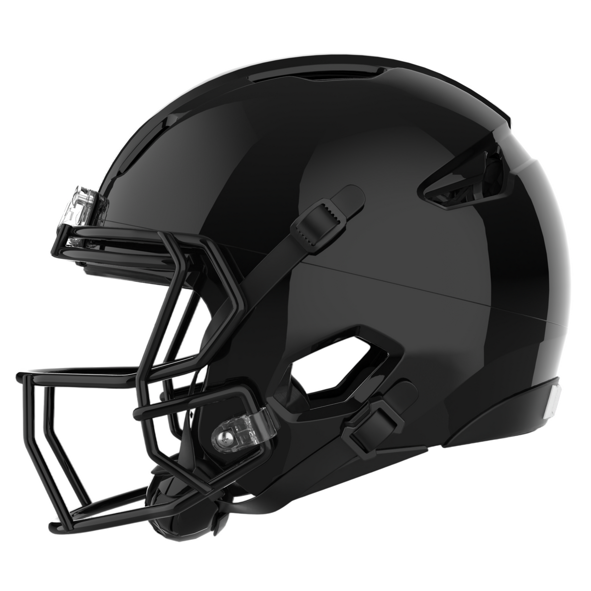 Light Helmets Adult Apache Lightning Football Helmet with Attached Facemask-3